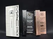 Set of Anastasia Dark & Medium Brown Pencil & Mac Stack Legit Lift Lash Primer