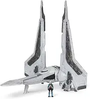 Star Wars Micro Galaxy Squadron Bo-Katan Kryze’s Gauntlet Starfighter - 5-Inch Starfighter Class Vehicle with 1-Inch Micro Figure Accessory