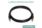 ACL 1.5 meter 3.5mm Aux Male to Male Stereo Audio Cable Auxiliary Headphones Cord MP3 PC