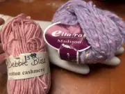 Sirdar Boa 102yds 0033 eyelash orange lot of 2 yarns SALE