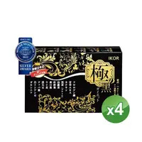 在飛比找momo購物網優惠-【IKOR】極黑逆 綠咖啡豆錠狀食品x4盒(15袋/盒 綠原