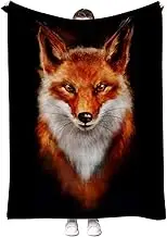 Fox Blanket for Kids Girls Boys Adult Plush Sherpa Throw Blanket Soft Warm Animal Fleece Blankets Fox Print Blankets