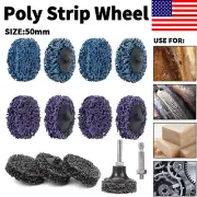 50mm Quick Change Poly Easy Strip & Clean Disc Cleaning Tool F Metal Rust Remove