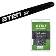 8TEN 32" Chainsaw Guide Bar & Chain .050 3/8 105DL for Stihl 066 044 064 046 039