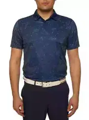 Robert Graham Men's Constellation Performance Polo Navy