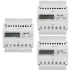3pcs 4 Wire Energy Meter LCD Display Rail Volt Amp Power Meter XTM1250SA-U