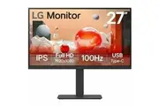 LG 27BA650-B 27IN 100HZ FHD 1920x1080 IPS MONITOR HDMI DP USB -C DAISY CHAIN HAS SPK 3YEARS WARRANTY