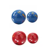 11cm Dog Pet Fun Tough-Treat Ball Tumbler Mental Food Dispenser Feeder Puzzle Toy