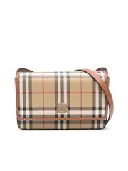 Burberry Grained Texture Shoulder Bag