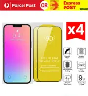 4xTempered Glass Screen Protector For iPhone 16 15 14 13 12 11 Pro X Max XR Plus
