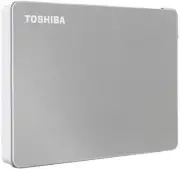 Toshiba Canvio Flex 2TB Portable External Hard Drive USB-C USB 3.0, Silver for P