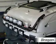 Roof Bar+LEDs+LED Spots+Beacon For Mercedes Actros MP5 19+ Classic Space - BLACK