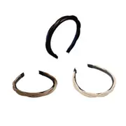 Women Girls Boho Chic Braided Synthetic Leather Hair Headband Head Band Hoop