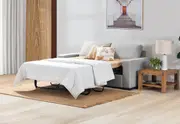 KIRBY Fabric 3 Seat Sofa Bed