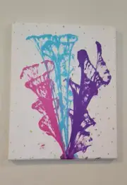 Original One Of A Kind Art On Stretched Canvas "Bloomed"