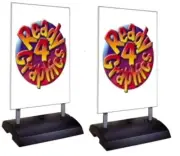 2 Kit MagicMaster Springer® Ready-4-Graphics Sidewalk Board Sign | 24"w x 36"h