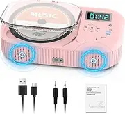 2000mAh CD Player Portable with Bluetooth CD Player