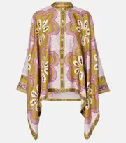 [La DoubleJ] La DoubleJ Foulard printed silk twill shirt UK 14 multicoloured