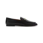 [Tod`S] Tod`S-Black Leather Loafers-Donna 38.5 IT