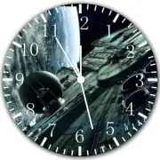 Star Wars Frameless Borderless Wall Clock Nice For Gifts or Decor X42