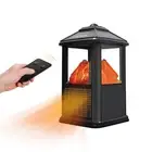 Mini Small Indoor Electric Fireplaces Lanterns Space Heaters Stove 3D Flame F...