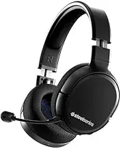 SteelSeries Arctis 1 Wireless Gaming Headset – USB-C Wireless – Detachable ClearCast Microphone – for Nintendo Switch, PS4/PS5, PC, Android – Black