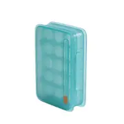 Household Egg Storage Case Kitchen Compartment Egg Box with Lid Refrigerator Egg Tray 15 Grids Food Storage Containers Tools