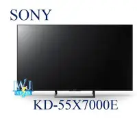 在飛比找Yahoo!奇摩拍賣優惠-【暐竣電器】SONY 新力 KD-55X7000E 55型4