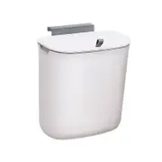 Catzon Kitchen Compost Bin Wall Mounted Trash Can with Lid Slide Open