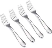 VANRA 4-Piece Children Forks Set Stainless Steel Kids Dinner Forks Child Silver Cutlery Set 5.7-inch (4 Forks)