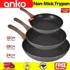 Non Stick Cookware Frypan Pan PFOA Free Induction Marble Look Frying Pan 32cm