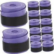 60pcs Tennis Racket Grip Tapes Anti-Slip Badminton Racket Tapes Lightweight Elastic for Hand Sweating