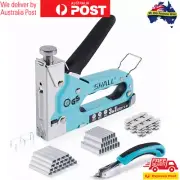 SHALL Staple Gun Heavy Duty, 3-in-1 Upholstery Staple Gun Kit with 3000 Staples