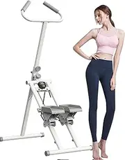 Vertical Climber,Foldable Mountain Climbing Machine with LCD Stair Stepper Machine,Adjust Angle Height，Easy Assemble，Stair Stepper Exercise Equipment for Full Body Workout Cardio Fitness
