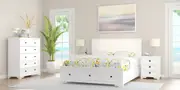 VI Vienna Bed, Tallboy and Bedsides Set