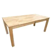 Q Toys Kids Rectangular Rubber Wood Timber Table 120cm