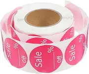 DIYEAH 1 Roll Price Labels Bright Color Pricing Stickers for Business Supermarket of Removable Tags for Retail Stores Market Labels