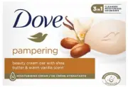 Dove Pampering Soap 90gr 1 Pack Skin Care Beauty Bar For Softer Skin