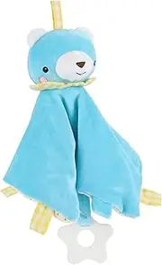 ERINGOGO 1Pc Bear Soothing Towel Blanket Soft Sensory Security Blanket for Stuffed Animal Soothing for Comfort and Sleep