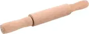 Vaguelly Children Mini Rolling Pin Wooden Playdough Roller for Baking Pastry Crafts Comfortable Handle for Kids' Kitchen Activities Holiday Decor 23cm