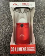 * HIGHGEAR * TRAILLITE MINI LANTERN ' ULTRA BRIGHT LEDS ' RED ' 30 LUMENS
