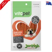 Vitapet Jerhigh Chicken Sticks Dog Treats 100gm