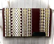 Custom Made Oversized Woven Wool Western Show Pad -Highest Of Quality.