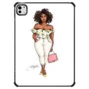 iPad Pro 11-inch (M4) iPad Impact Case Lemon Babe, Curvy Fashionista, iPad Case