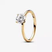 *BRAND NEW* Pandora Era 14k Yellow Gold Lab-Grown 1CTW Diamond Ring 152896C01