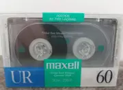 1 -MAXELL UR 60 Blank Audio Cassette Tape NEW IN PACKAGE