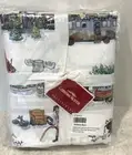 Pottery Barn National Lampoon's Christmas vacation cotton percale FULL sheet set