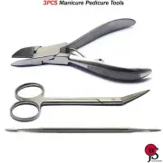 Manicure Pedicure Tools Podiatry Toenail Clipper Nipper Scissors Nail File