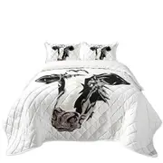 Cow Face Coverlet