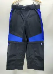 O'Neal Apocalypse Off Road Pant 36 Blue Convert to Shorts Pockets Motocross ATV